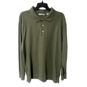 Daniel Cremieux Men’s Long‎ Sleeve Polo Shirt Size XL